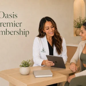 Doctor consults patient
