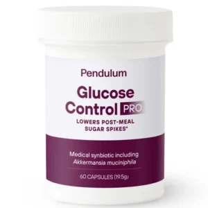 Glucose control capsules bottle.